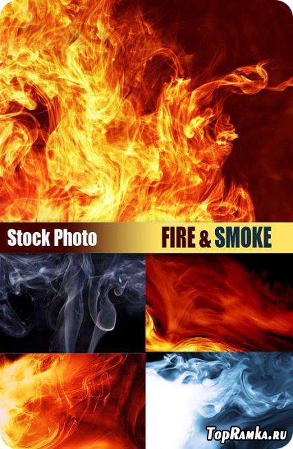 UHQ Stock Photo - Fire & Smoke |    