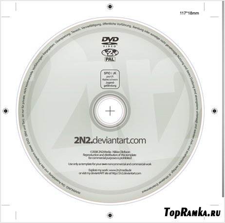PSD- DVD-label
