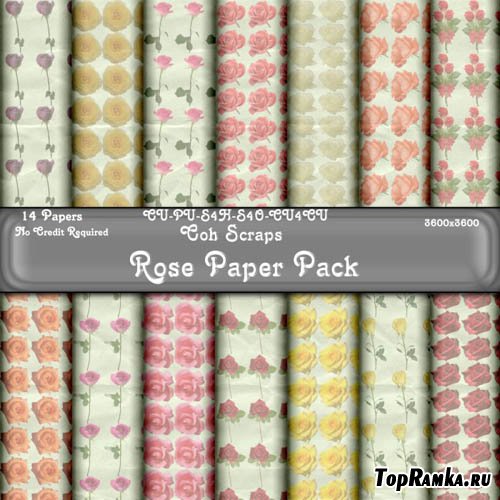  - Roses Paper Pack