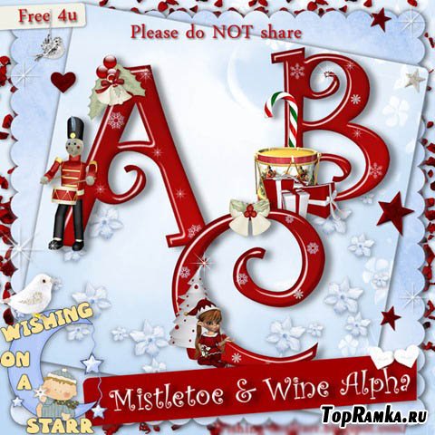 Scrap-kit - Mistletoe and Wine