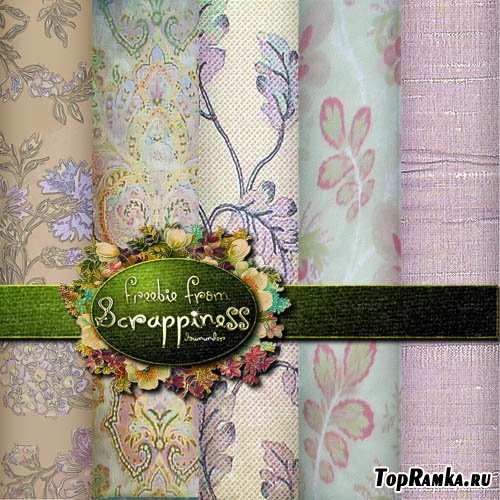 Textures - Vintage Flowers Fabric