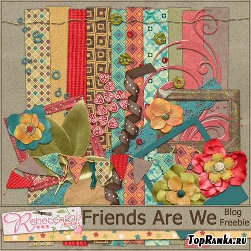 Scrap-set - Friends Are We