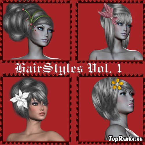 Painted Hairstyles Vol 1