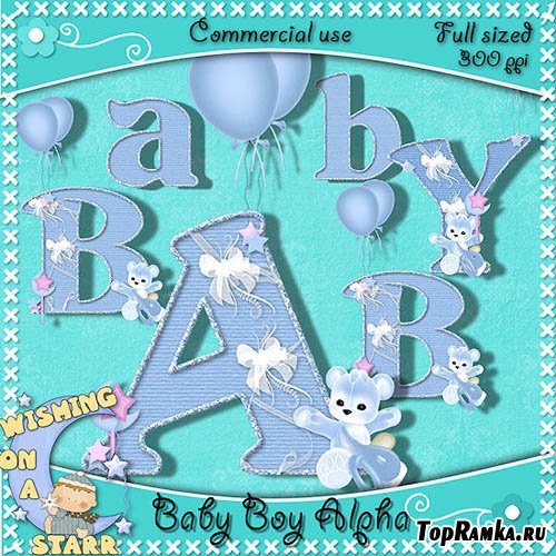 Scrap-kit - BabyBoy Alpha