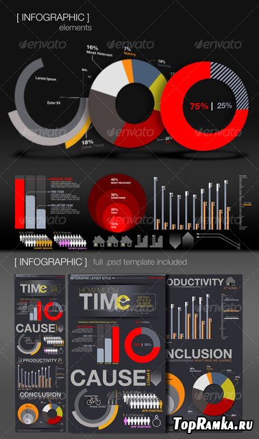 GraphicRiver Infographic Elements + Template