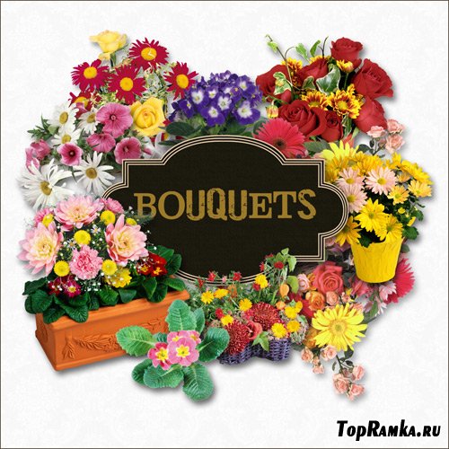 Scrap-kit - Bouquets #4