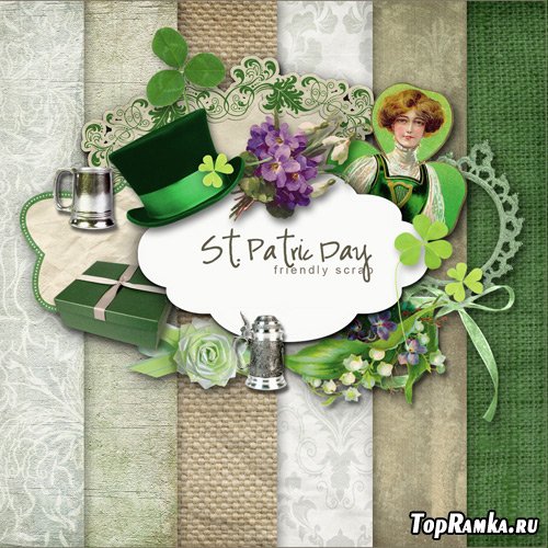 Scrap-set - St. Patric Day