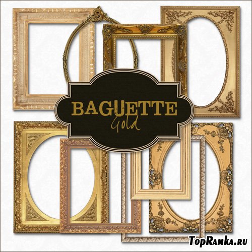 Scrap-kit - Gold Baguette