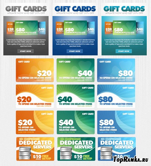 Graphicriver Promotional Cards/Banners