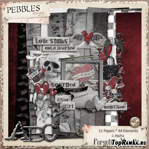 Scrap-set - Pebbles