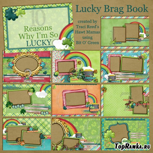 Scrap-pages - Lucky Brag Book 2011