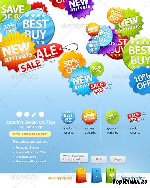 Badges and Sale Tags for Online Shop - GraphicRiver