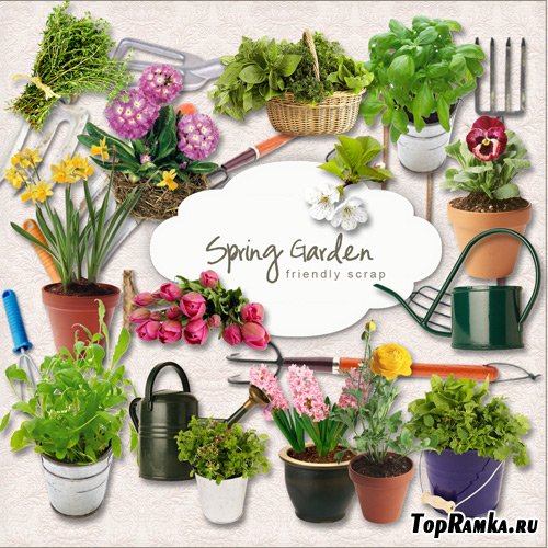 Scrap-kit - Spring Garden Set
