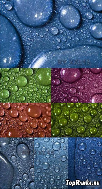 Stock photo - Colored drops