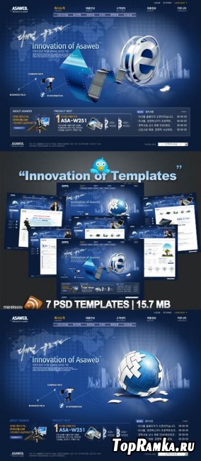 Innovation of Templates PSD Nr.31