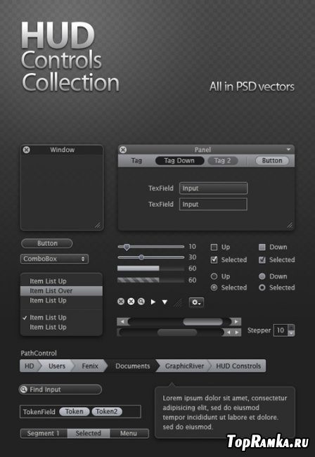 GraphicRiver HUD Controls Collection