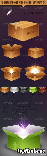 Vector Boxes - GraphicRiver