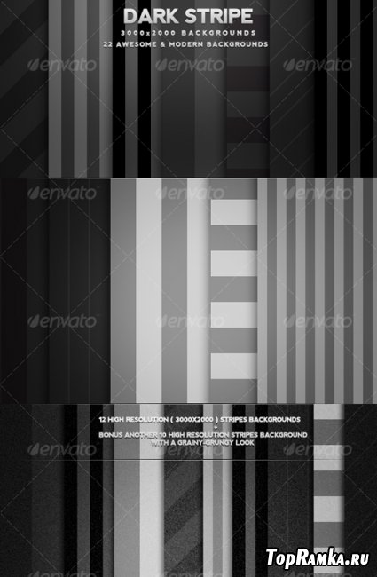 22 Dark Striped Modern Backgrounds - GraphicRiver