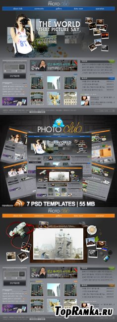 Photo Club Templates PSD Nr.85