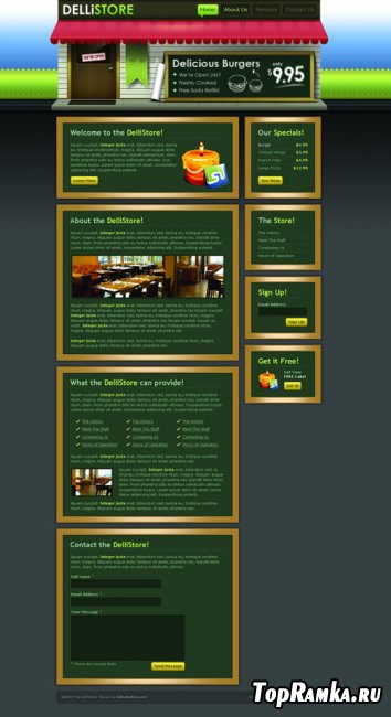 DelliStore: Professional PSD Template psd file