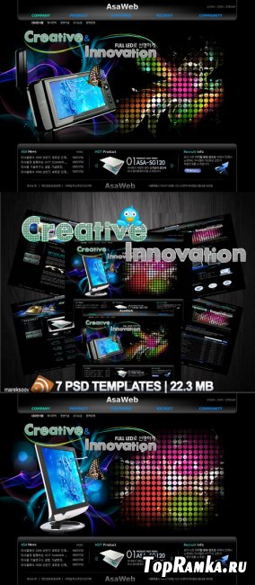 Creative innovation Templates PSD Nr.154