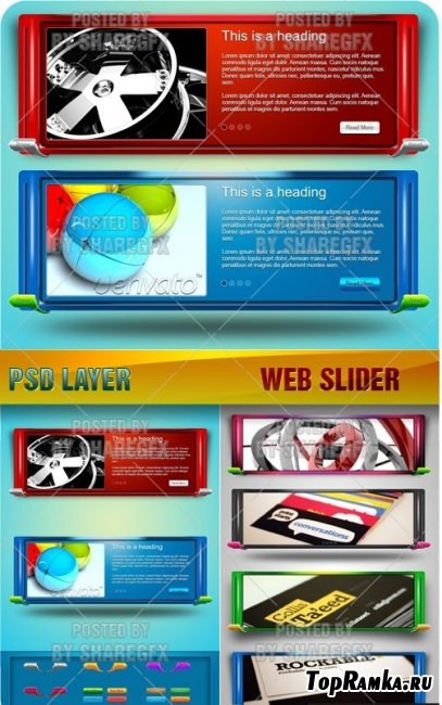 PSD - Web Slider