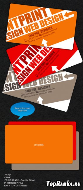 Edgy-Colorful Business Card - GraphicRiver