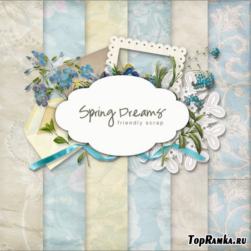 Scrap-set - Spring Dreams