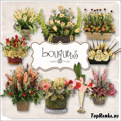 Scrap-kit - Bouquets #5