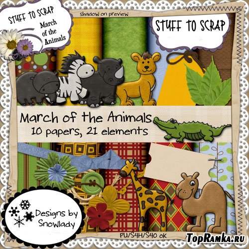 Scrap-set - March Of The Animals Vol.4