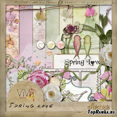 Scrap-set - Spring Love