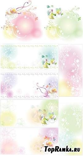 Tenderness floral backgrounds