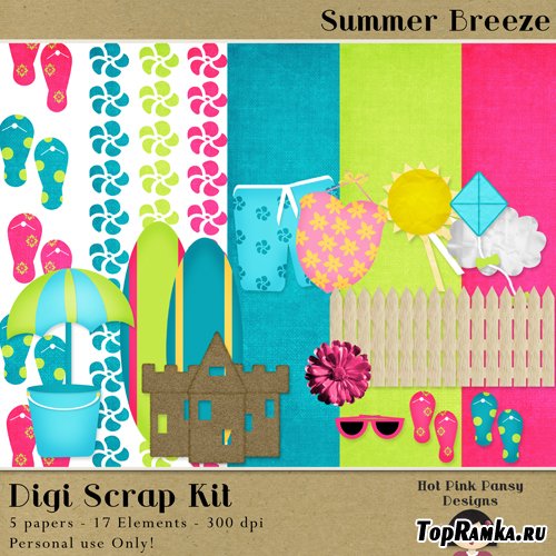 Scrap-set - Summer Breeze