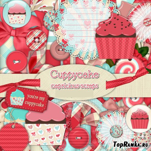 Scrap-set - Cuppycake