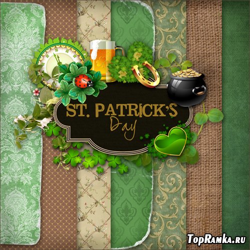 Scrap-set - St. Patricks Day's #2