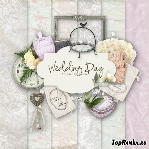 Scrap-set - Wedding Day