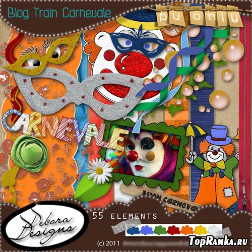 Scrap-set - Blog Train Carnevale