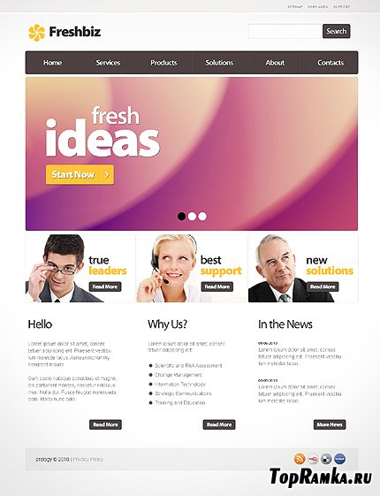 Freshbiz Business Free Website Template