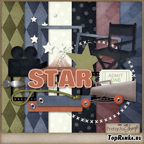 Scrap-set - Star kit