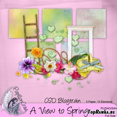 Scrap-set - A View To Spring #2