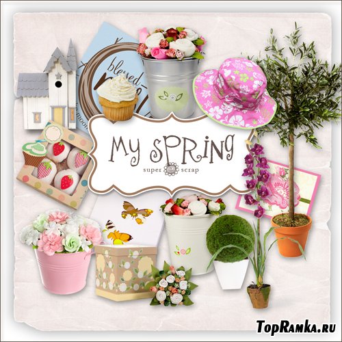 Scrap-kit - My Spring Elements