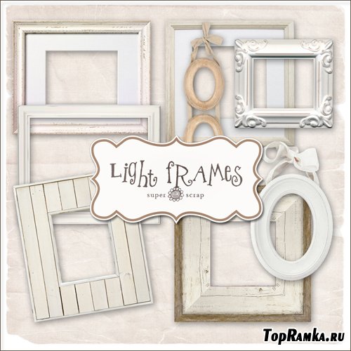 Scrap-kit - White Frames