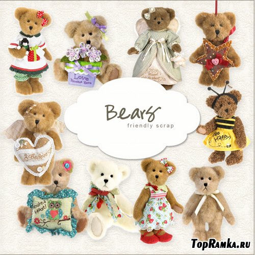 Scrap-kit - Bears Set