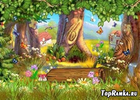 Forest Glade - children's background