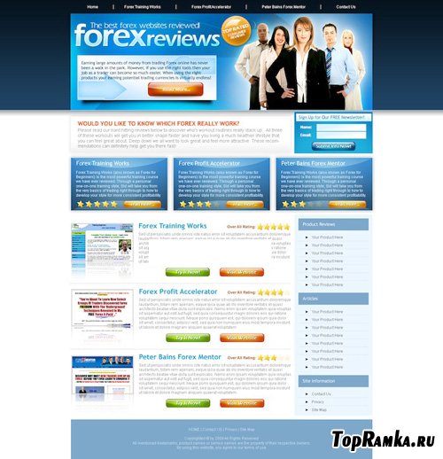 Review Style Landing Pages Templates Diet Forex Credit Repair Colon Cleanse