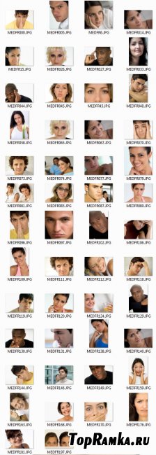 Medio Images FRG21 Facial Expressions