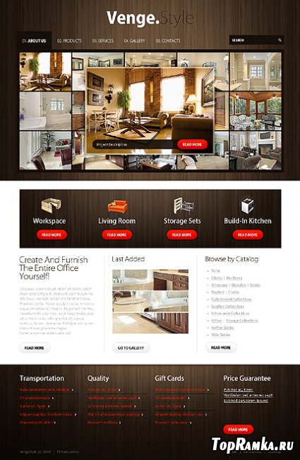 Venge Style Free Website Template