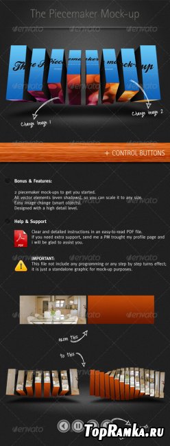 Piecemaker Mock-up - GraphicRiver