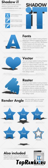 GraphicRiver Shadow iT - Shadow Creator Actions Pack