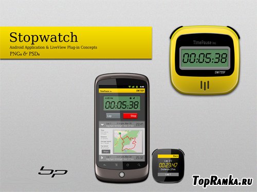 Android: Stopwatch App Concept
